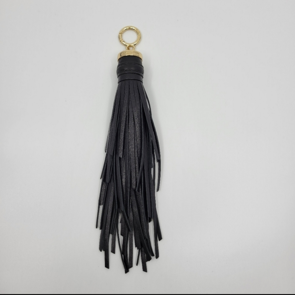 Michael Kors Leather Charm Tassel